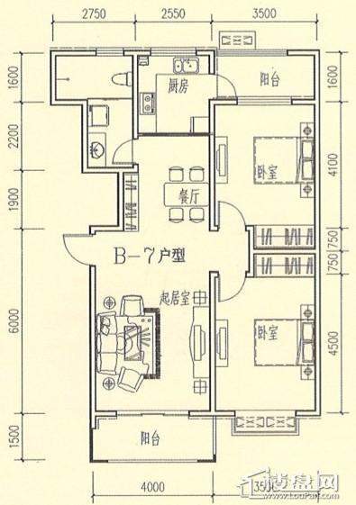 金洲花园户型图