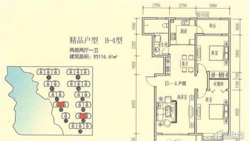 金洲花园户型图