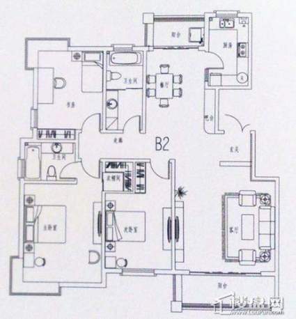 中润华侨城户型图