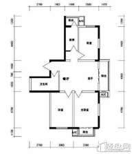 2号楼1门标准层03户型图