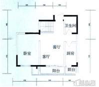 2号楼2门18层02户型首层户型图