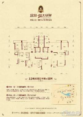 恒大绿洲户型图