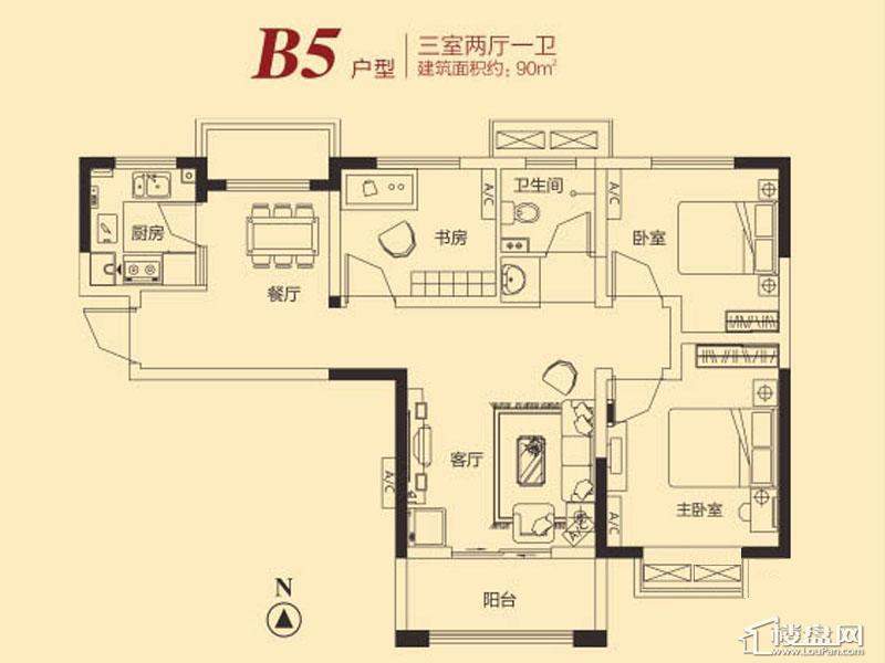 B5户型图