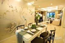 天津碧桂园幸福8090高层110平米样板间餐厅