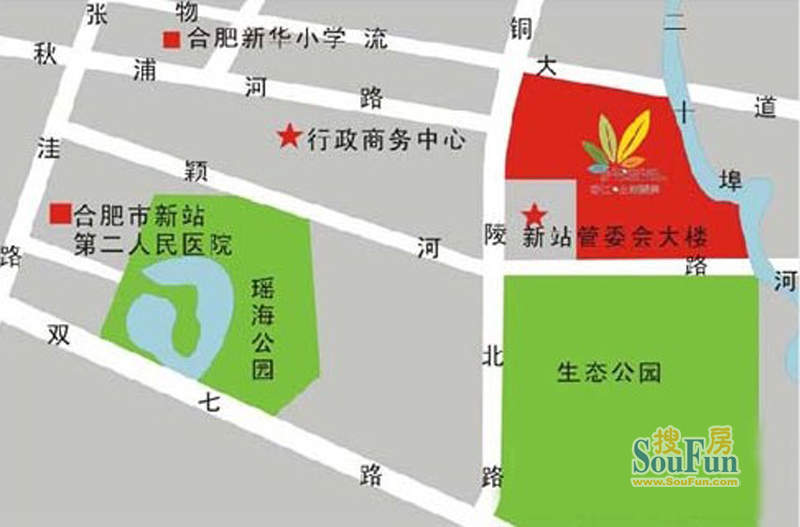 香江生态名郡区位图