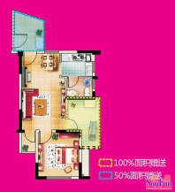 龙湾国际公寓B楼01b户型