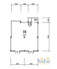 清风阁二期7#商铺S02户型图