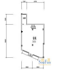 清风阁二期7号楼商铺S03户型图