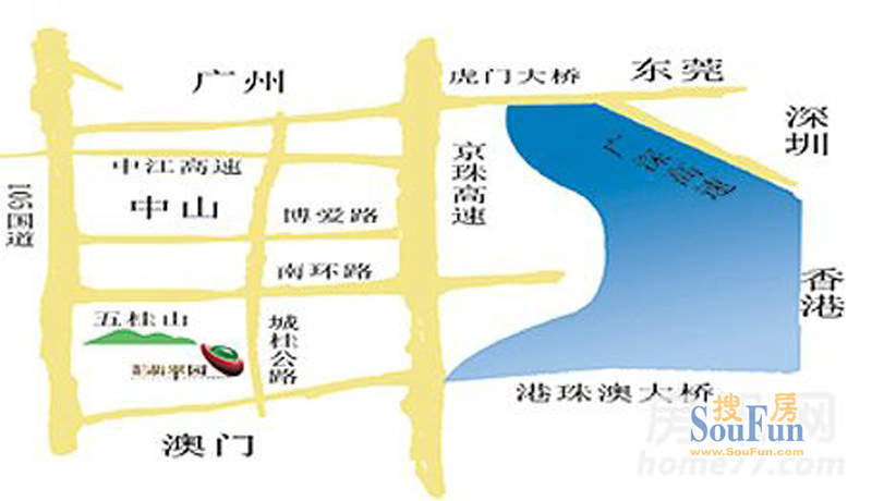 宝城翡翠园交通图