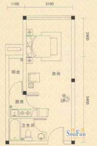 凯都国际17层、18层01户型