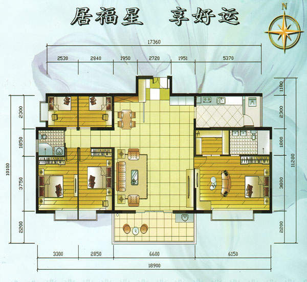 福星豪庭户型图