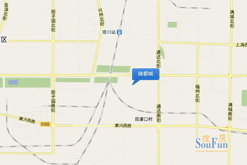 锦都城交通图
