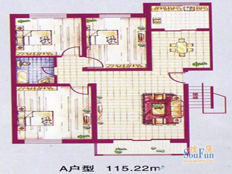 瑞景文鑫A户型图