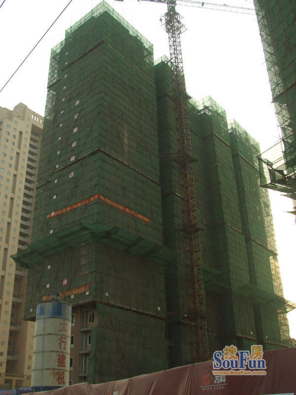万科城高层22号楼实景图(2011.11