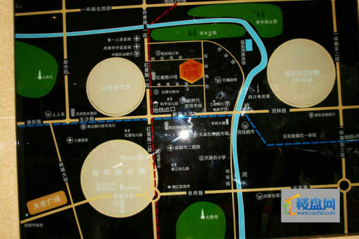 大王钰城交通图