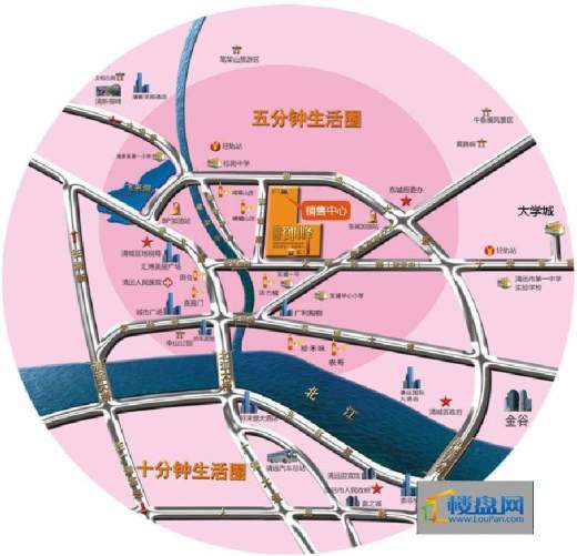 东城御峰交通图