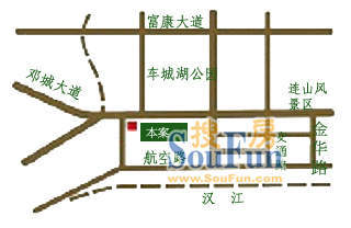 襄阳新城交通图