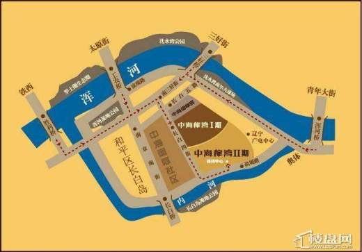 中海龙湾二期配套图