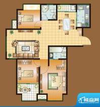 中茵龙湖国际13#c1户面积:128.60平米