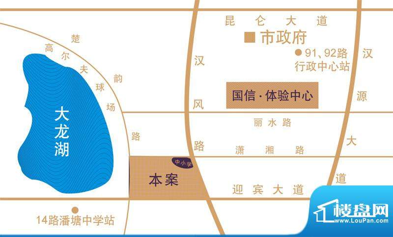 国信上城交通图