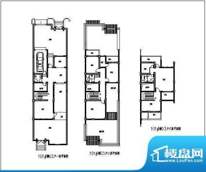 豪第坊户型101#03户面积:249.11平米