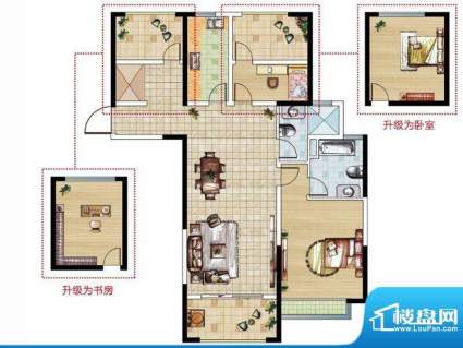 仪征帝景蓝湾S3户型面积:120.00平米