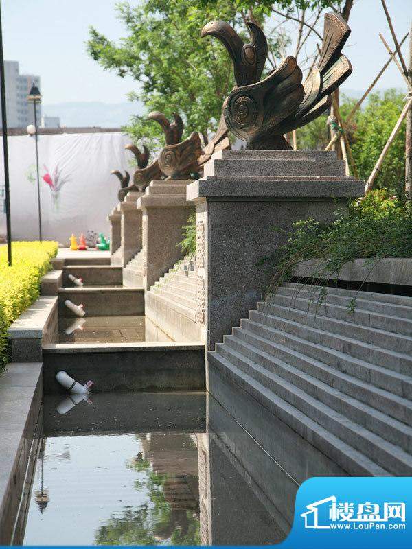 天泰太阳树社区园林实景图（2012.3.31）