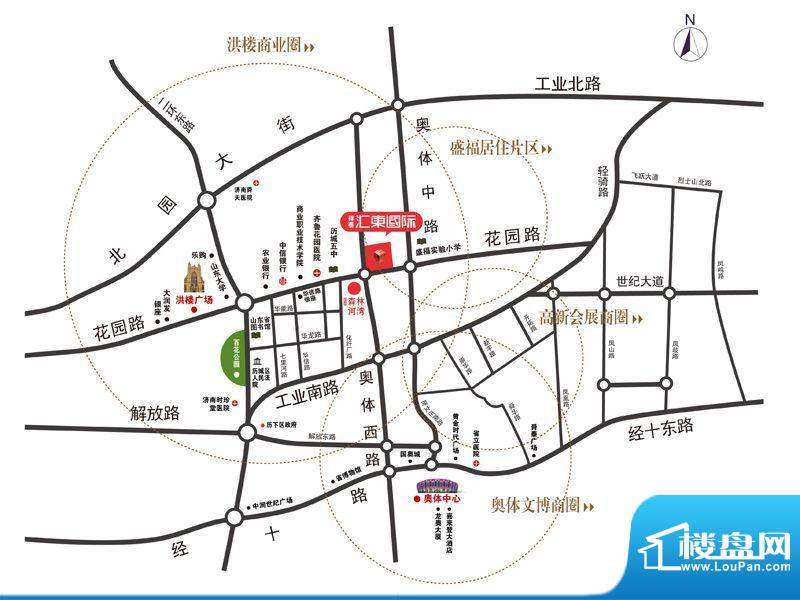 祥泰汇东国际区位图