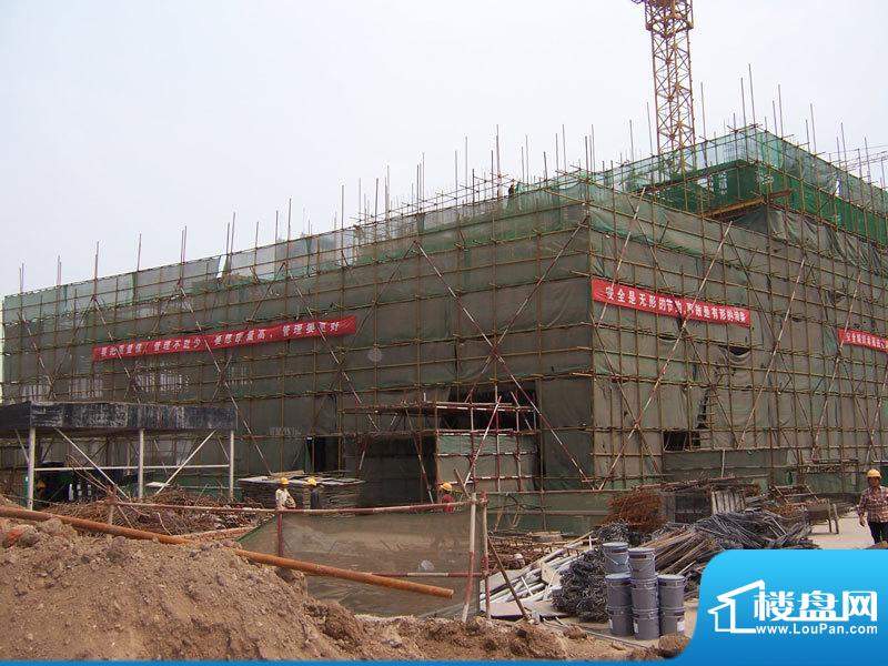 济南万达广场施工进度（2010-06-04）