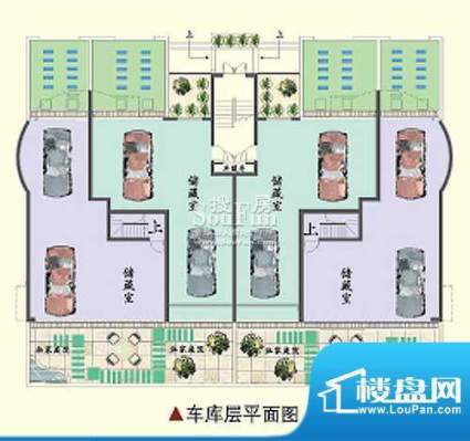 泰康红郡CD户型车库面积:0.00平米