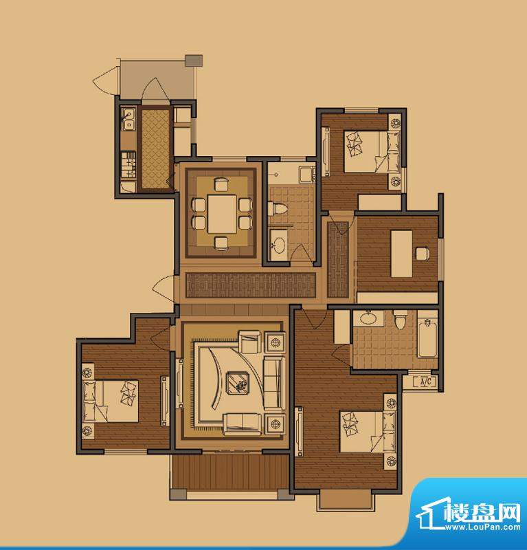 徐州金域华庭户型图-徐州楼盘网
