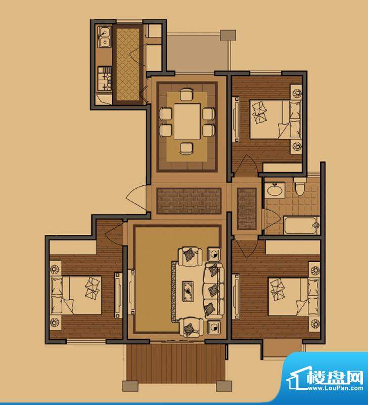 徐州金域华庭户型图-徐州楼盘网