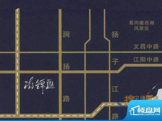 绿地运河纪尚锦汇交通图