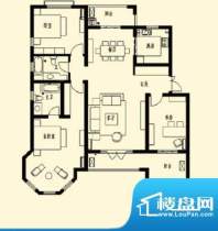 加州玫瑰园2F-D2 3室面积:145.70平米