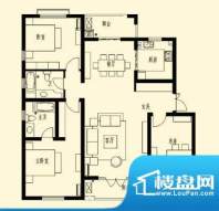 加州玫瑰园4F-D2 3室面积:134.50平米