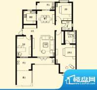 加州玫瑰园2F-D1 3室面积:140.60平米