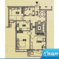 长城公寓长城户型图面积:100.10m平米