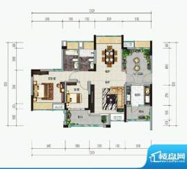 远洋城天祺19栋01户面积:101.00m平米