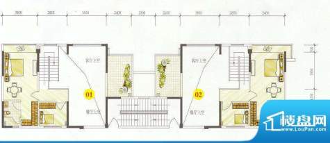 誉港湾花园复式二层面积:0.00m平米