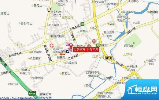 汇泰锦城交通图