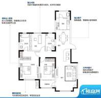 中海国际社区熙岸12面积:129.00m平米