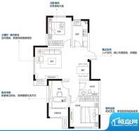 中海国际社区熙岸86面积:86.00m平米