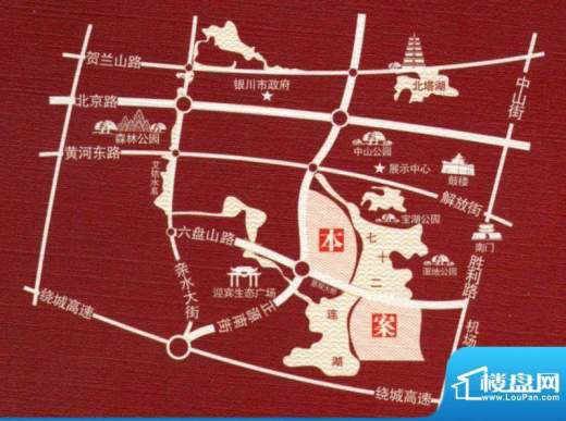 中海熙岸交通图