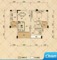 大翼龙苑大翼中心城面积:79.62m平米