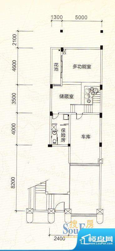 中澳滨河湾C型地下室面积:221.65m平米