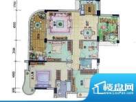 富逸臻园户型四 4室面积:142.00m平米