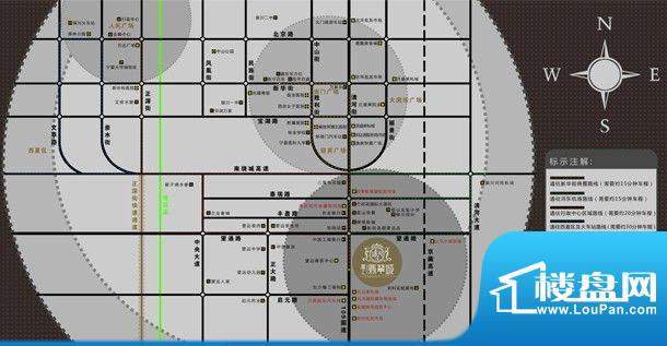 塞上翡翠城交通图