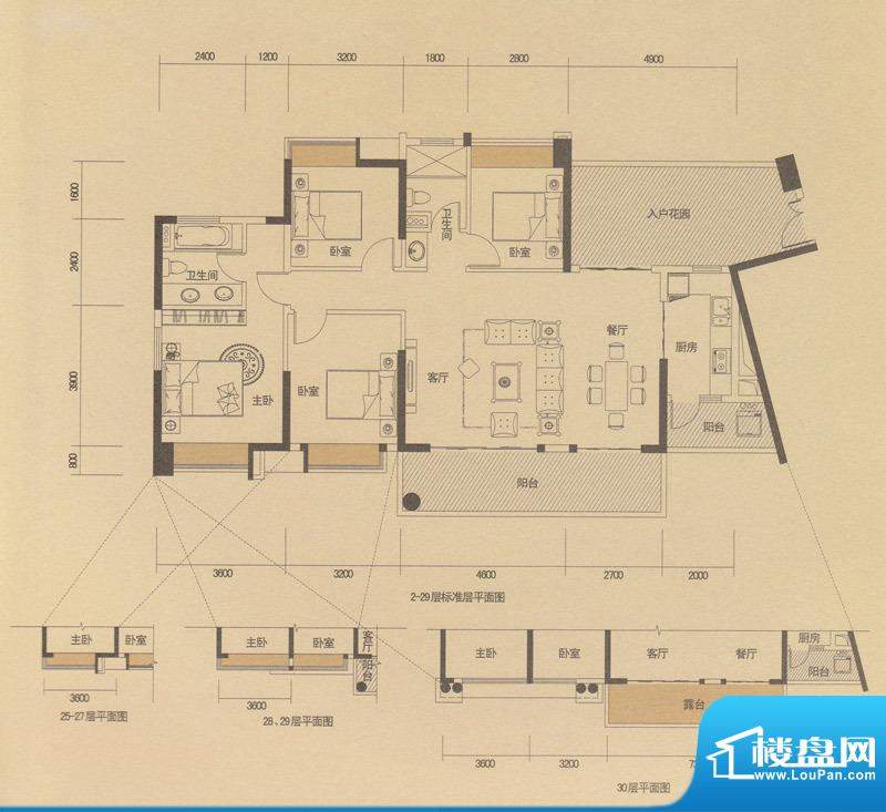 中山奥园户型图图片