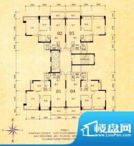 中澳世纪城27栋标准面积:79.80m平米