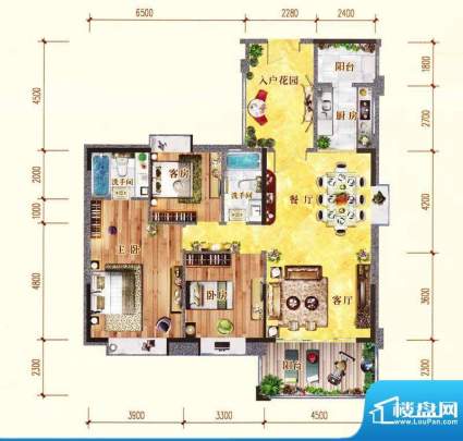 佛奥阳光花园71栋01面积:138.81m平米